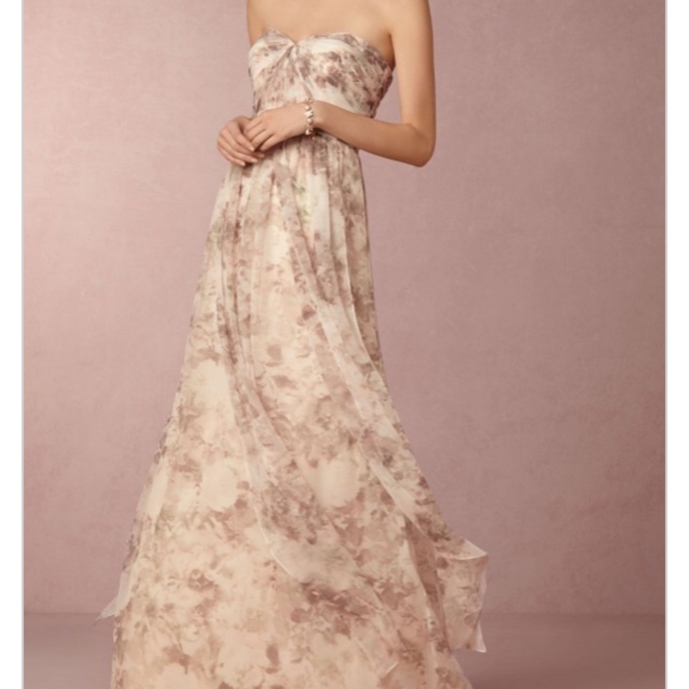 Anthropologie Jenny Yoo Floral Nyla Bridesmaid 10